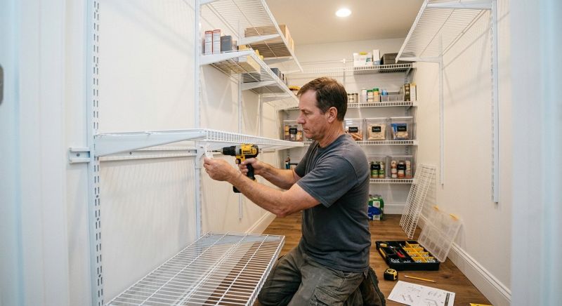 Overhead Shelving Installation in Winston Salem, NC