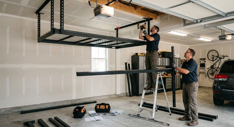 Ceiling Rack Installation in Charlotte, NC