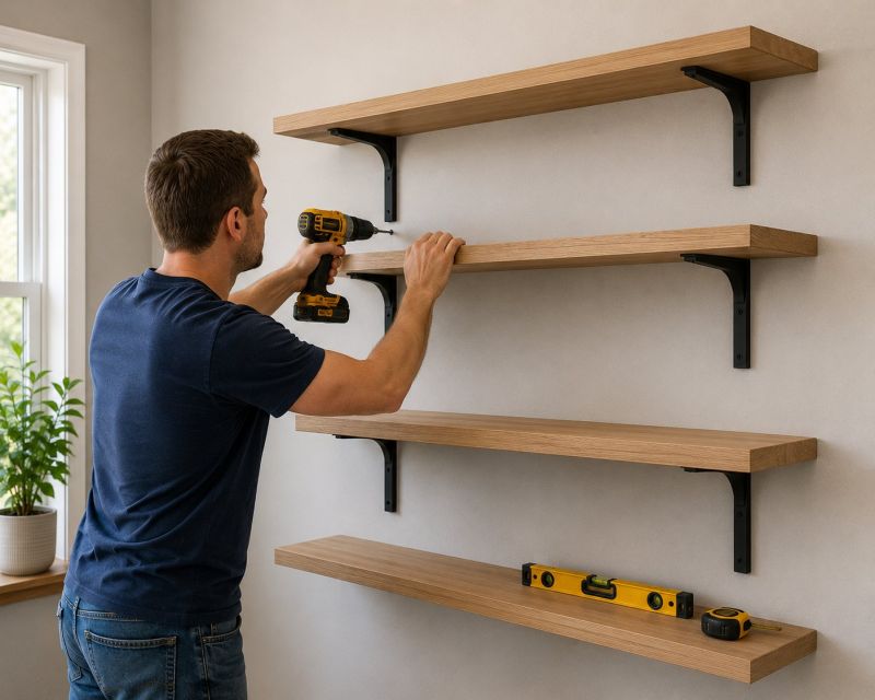 Overhead Shelving Installation in Alexandria, VA